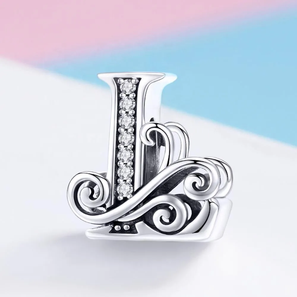 Letter L Initial Alphabet Charm