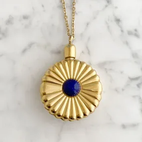 MAREK Art Deco gold perfumer pendant