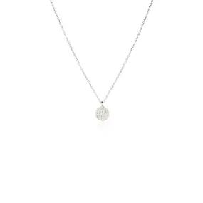 Mini Moon Disc Necklace