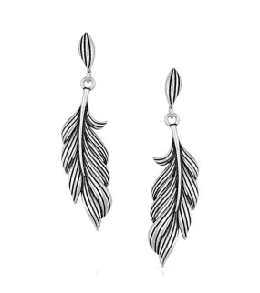 Montana Silver Frayed Singleton Earrings