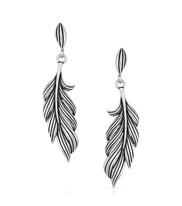 Montana Silver Frayed Singleton Earrings