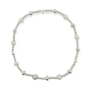 Mountain Creek Jewellery Bracelet Pearl Stretch Small