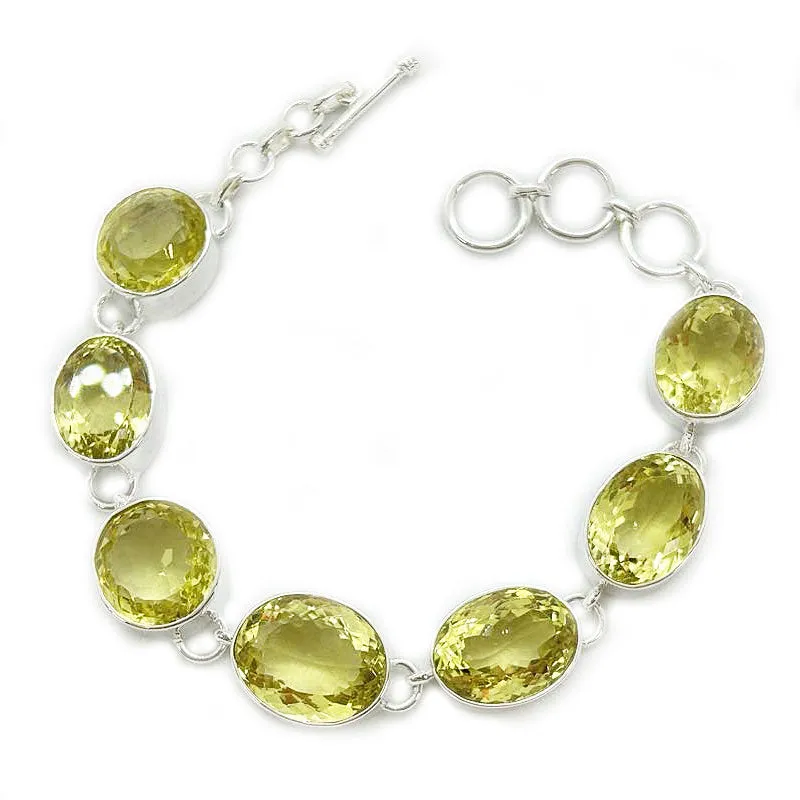 Peela Lemon Quartz Boho Bracelet