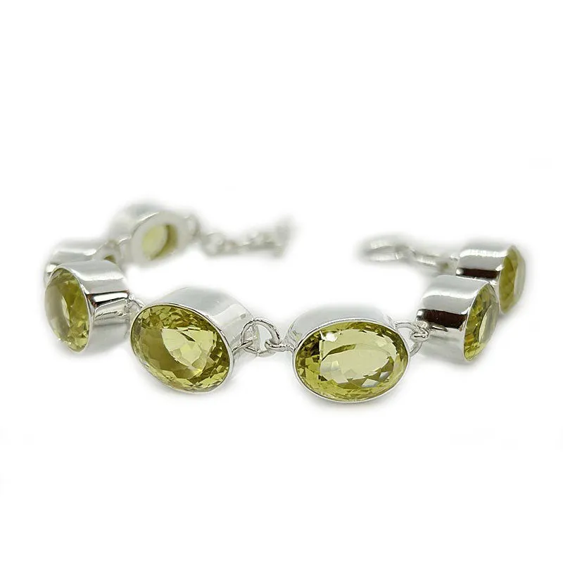 Peela Lemon Quartz Boho Bracelet