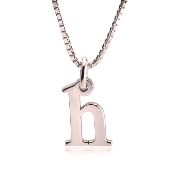 Personalised Small Letter Initial Necklace Silver | Gold | Rose Gold