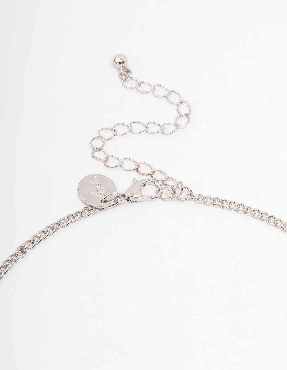 Rhodium Textured Coin Jewellery Set