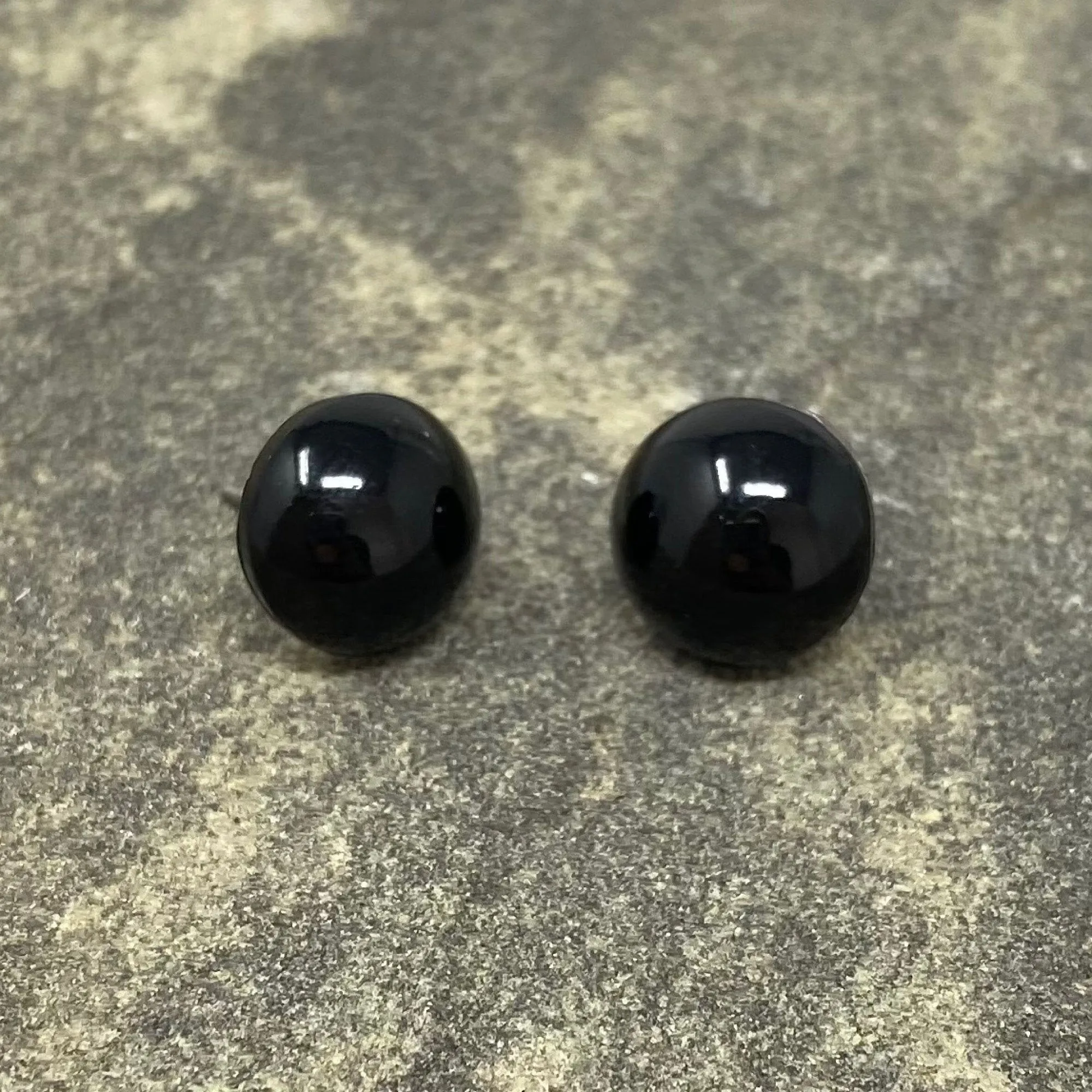 RONA black onyx studs