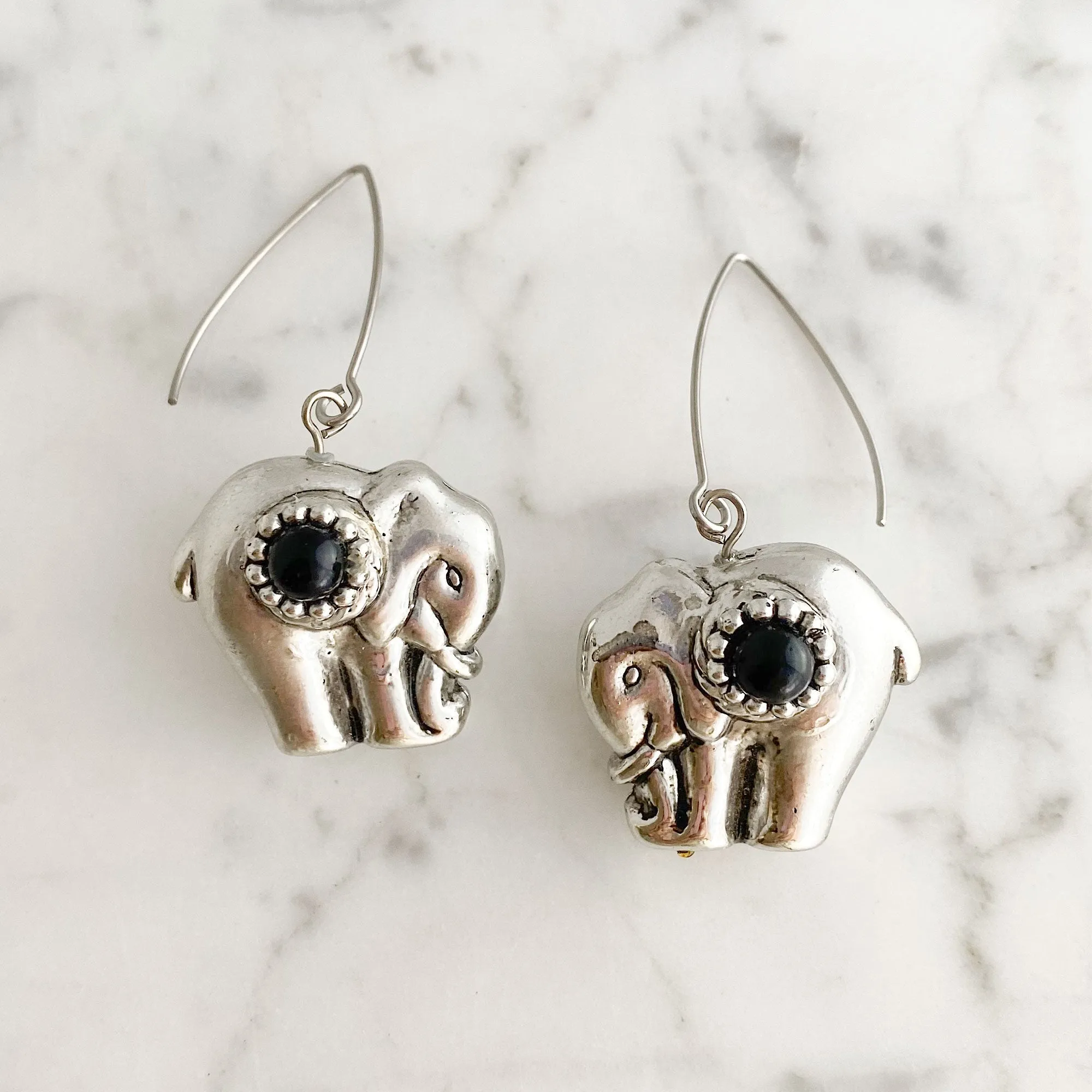 ROSIE vintage lightweight elephant earrings