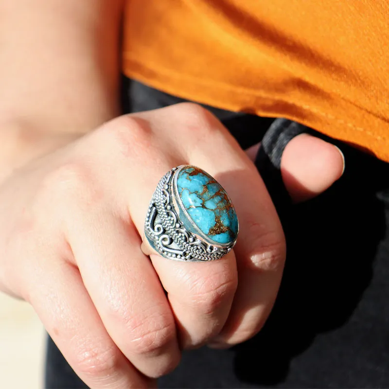 Sia Turquoise Bohemian Style Ring