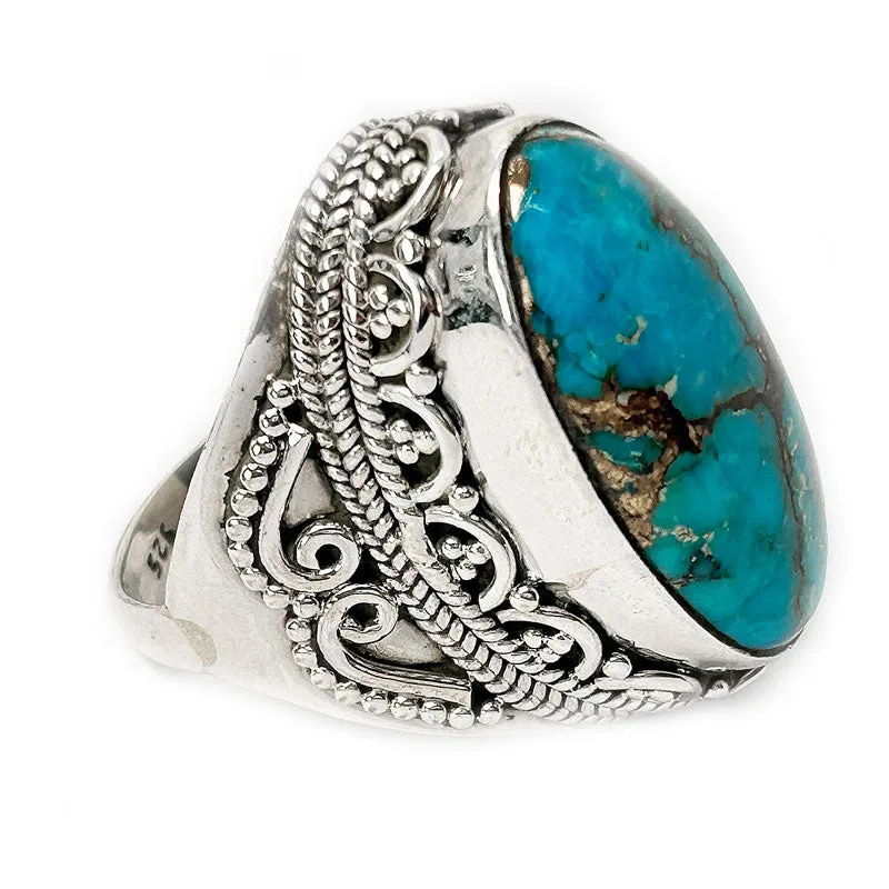 Sia Turquoise Bohemian Style Ring