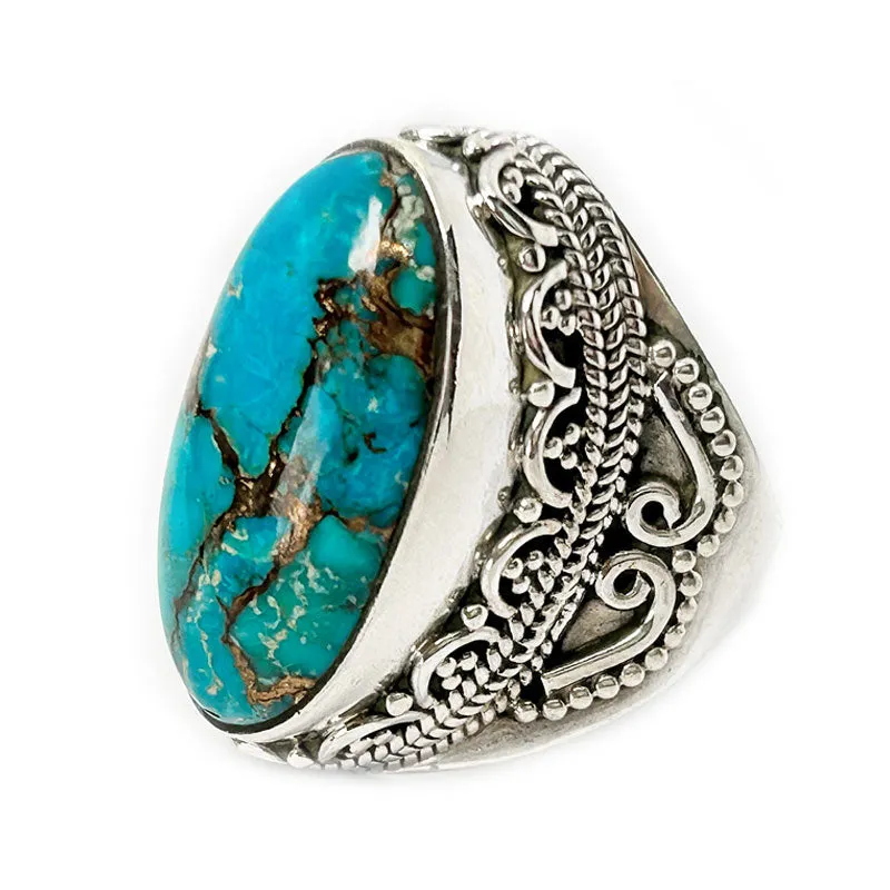 Sia Turquoise Bohemian Style Ring