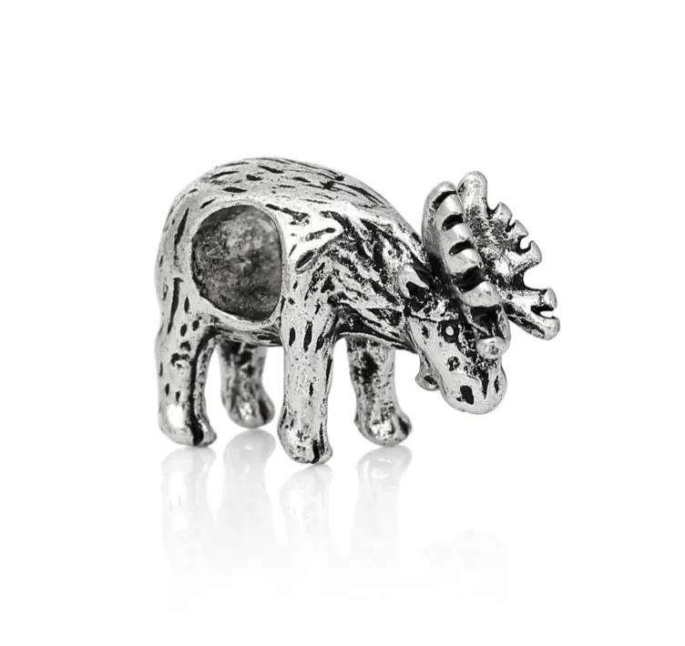 Silver Moose Charm