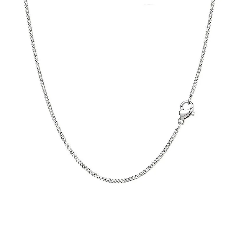 Silver Thin Cuban Chain (1.5MM)