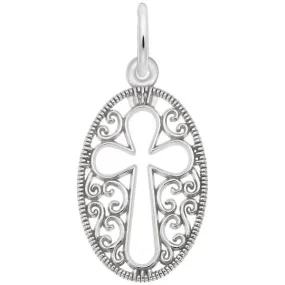 Sterling Silver Cross Charm