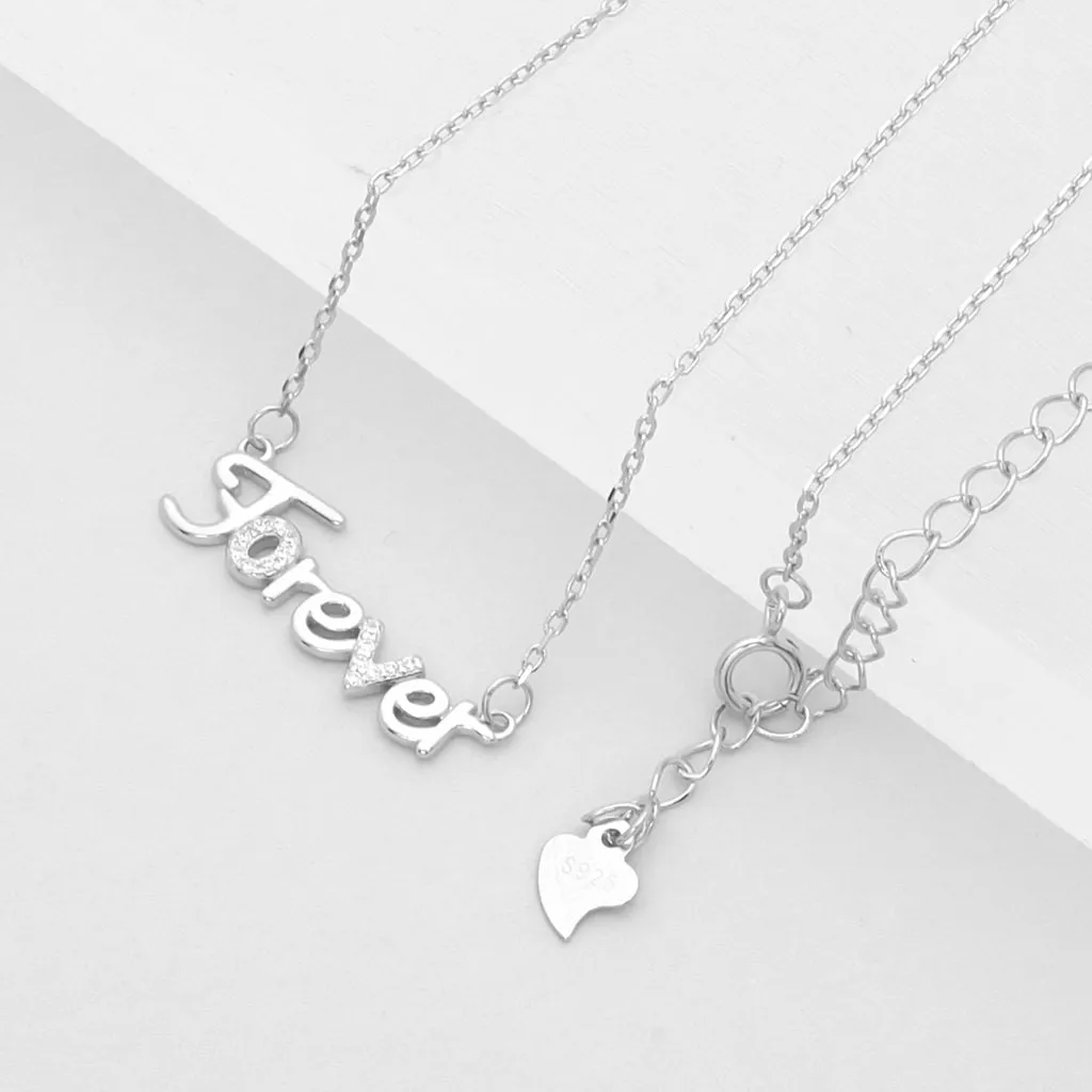 Sterling Silver Forever Necklace