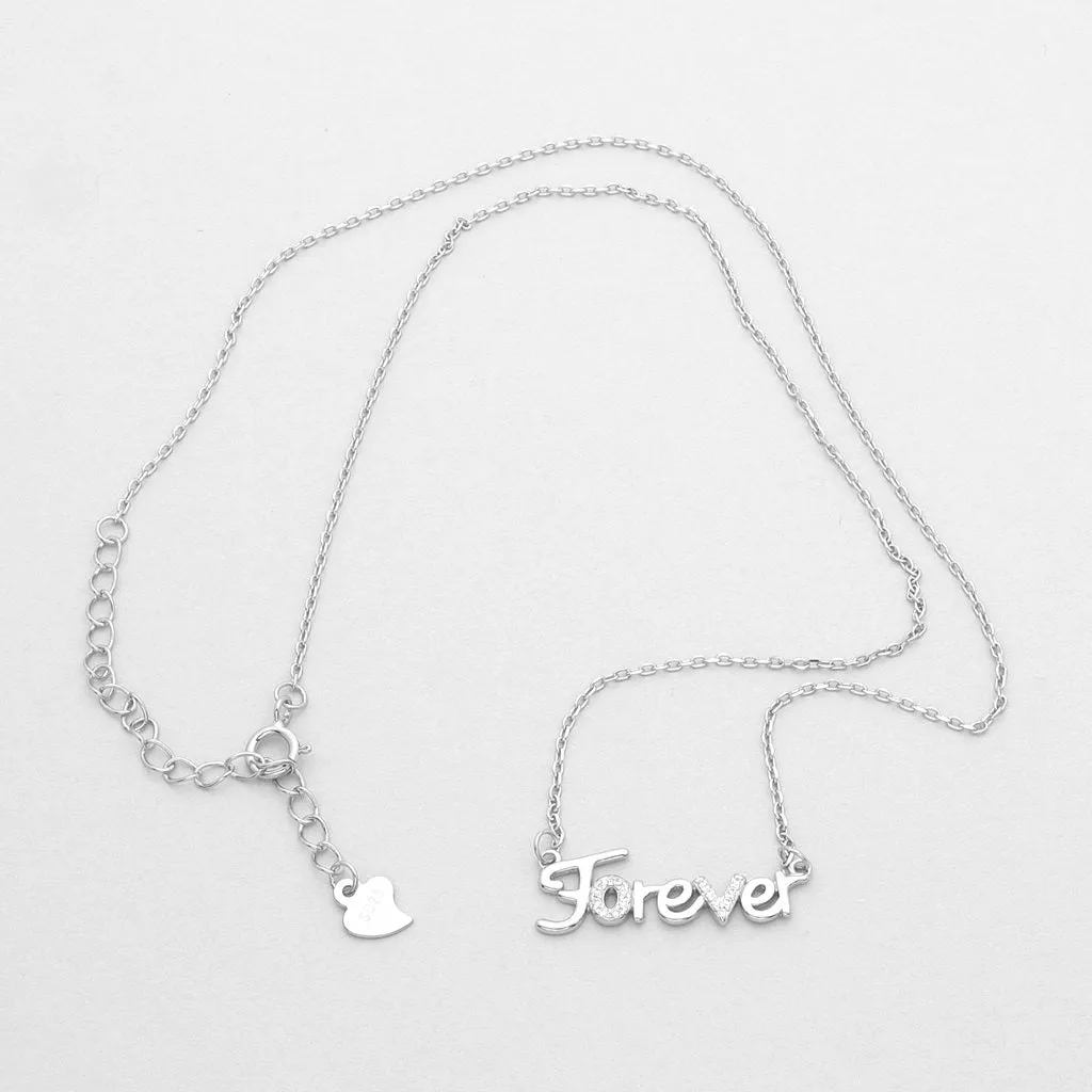 Sterling Silver Forever Necklace