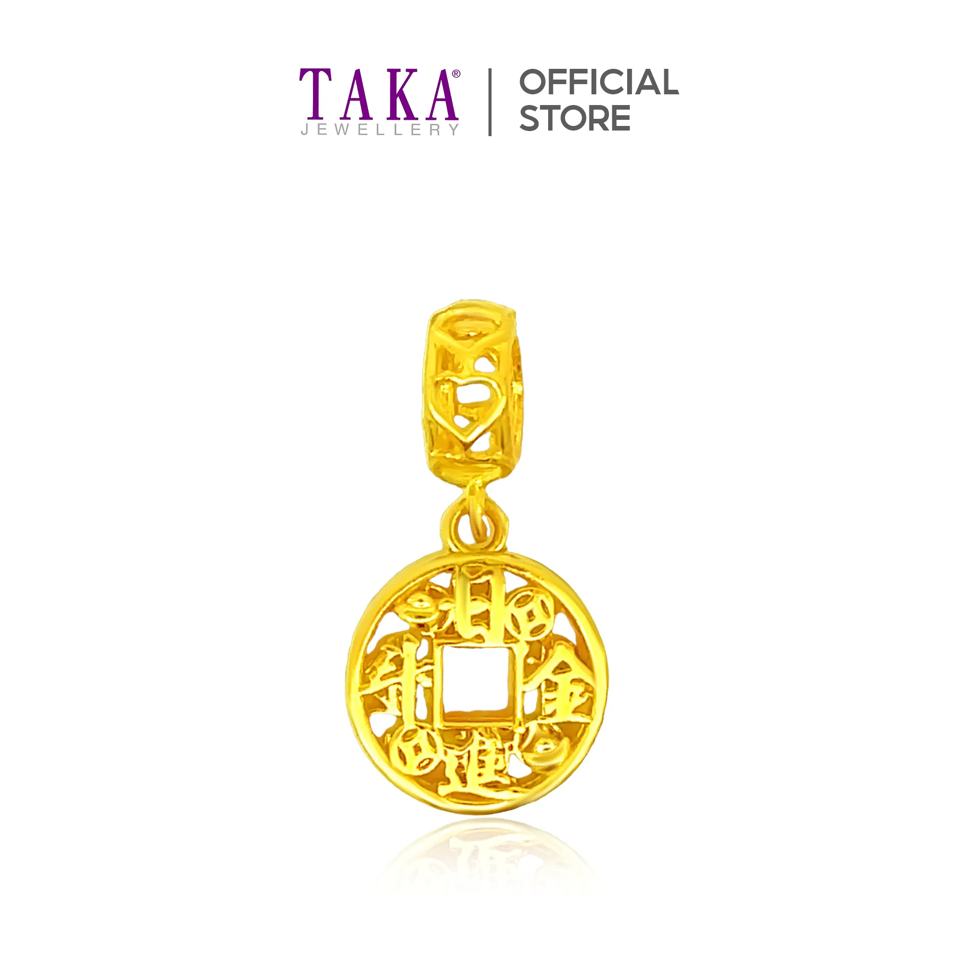 TAKA Jewellery 916 Gold Charm