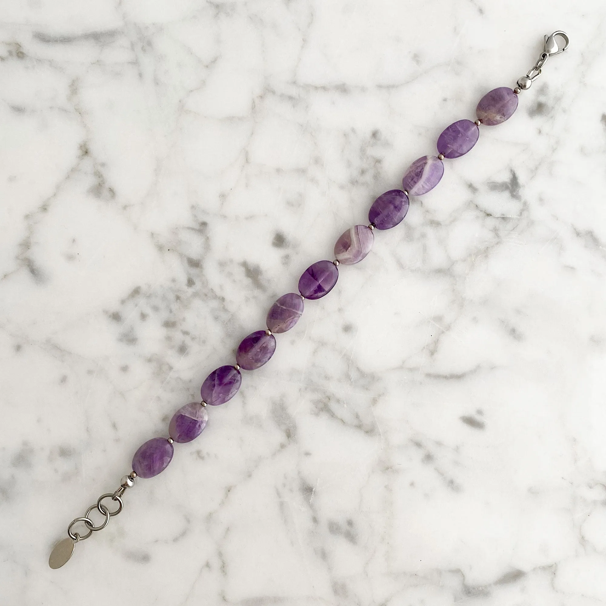 TATJANA amethyst stone bracelet