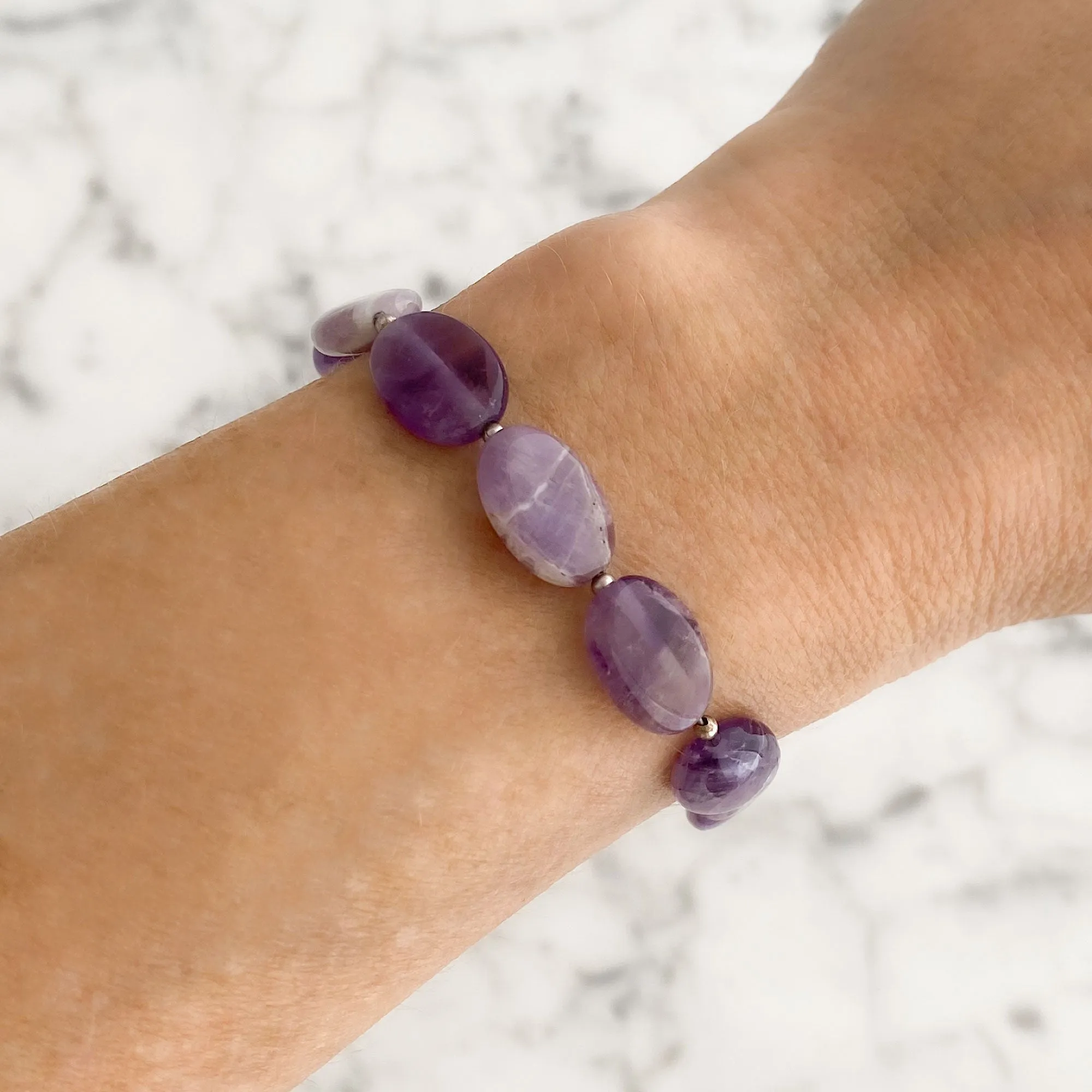 TATJANA amethyst stone bracelet