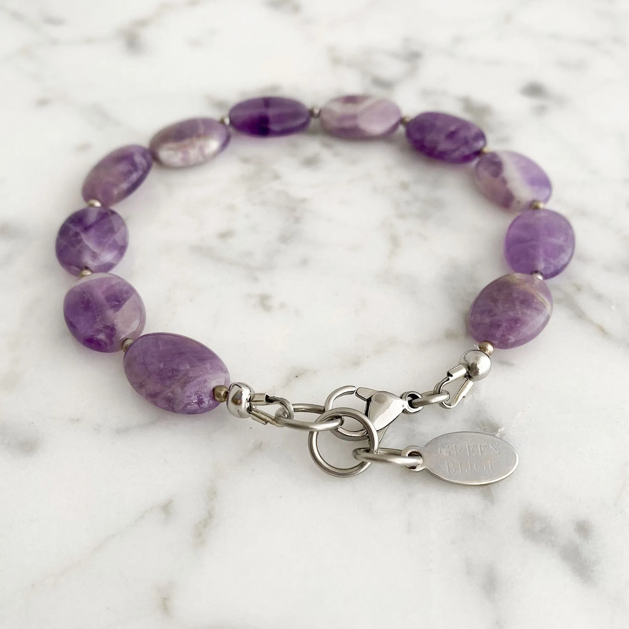 TATJANA amethyst stone bracelet