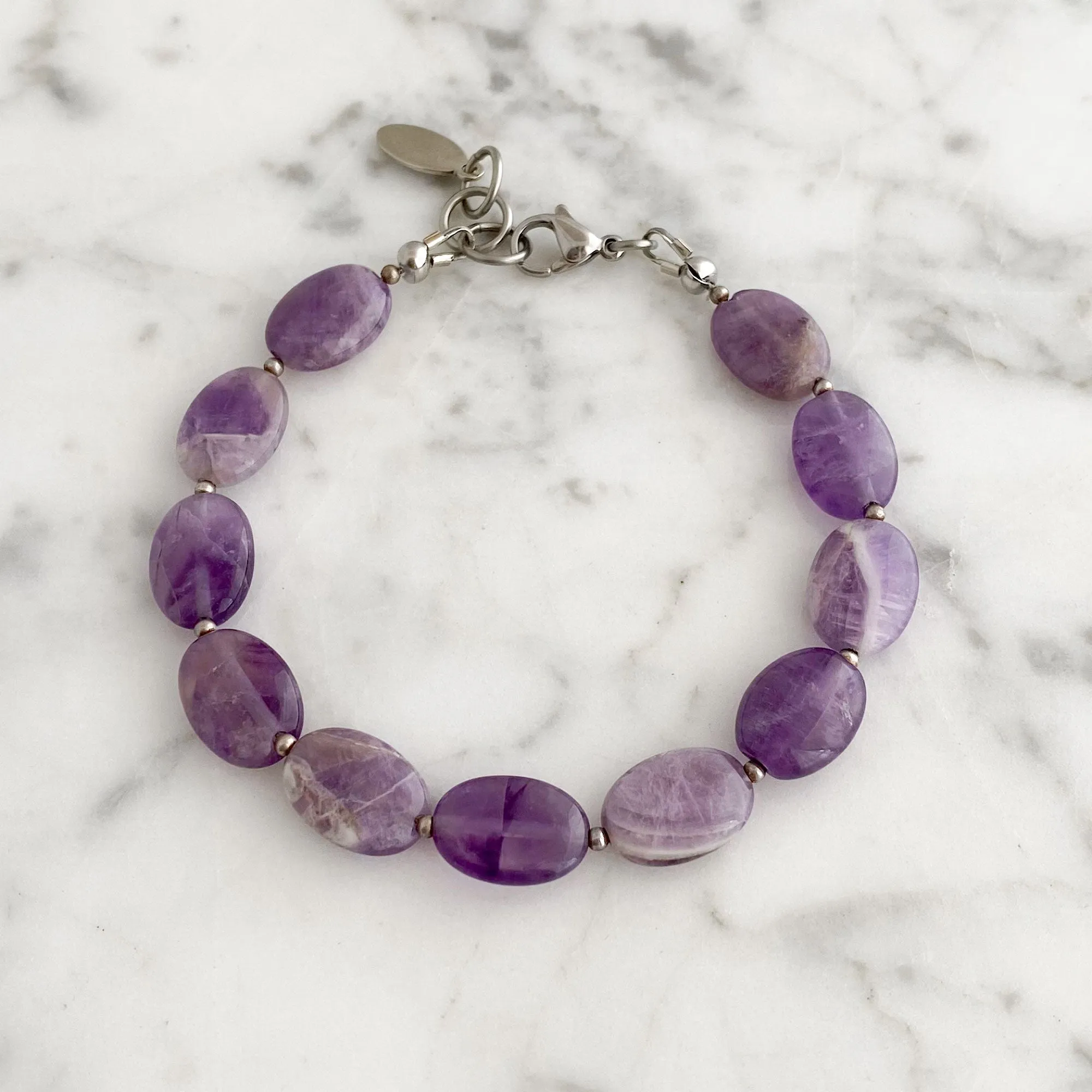 TATJANA amethyst stone bracelet