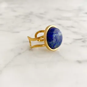 THATAM lapis lazuli cocktail ring