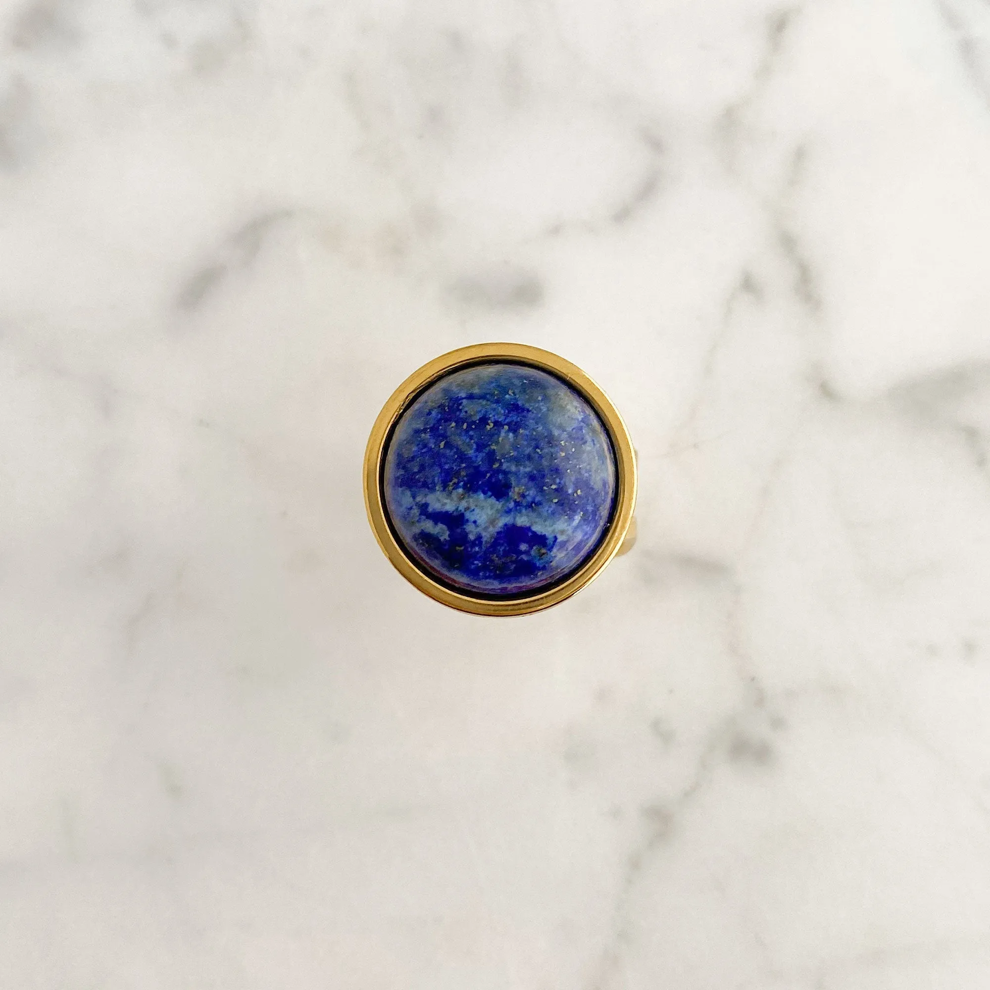 THATAM lapis lazuli cocktail ring