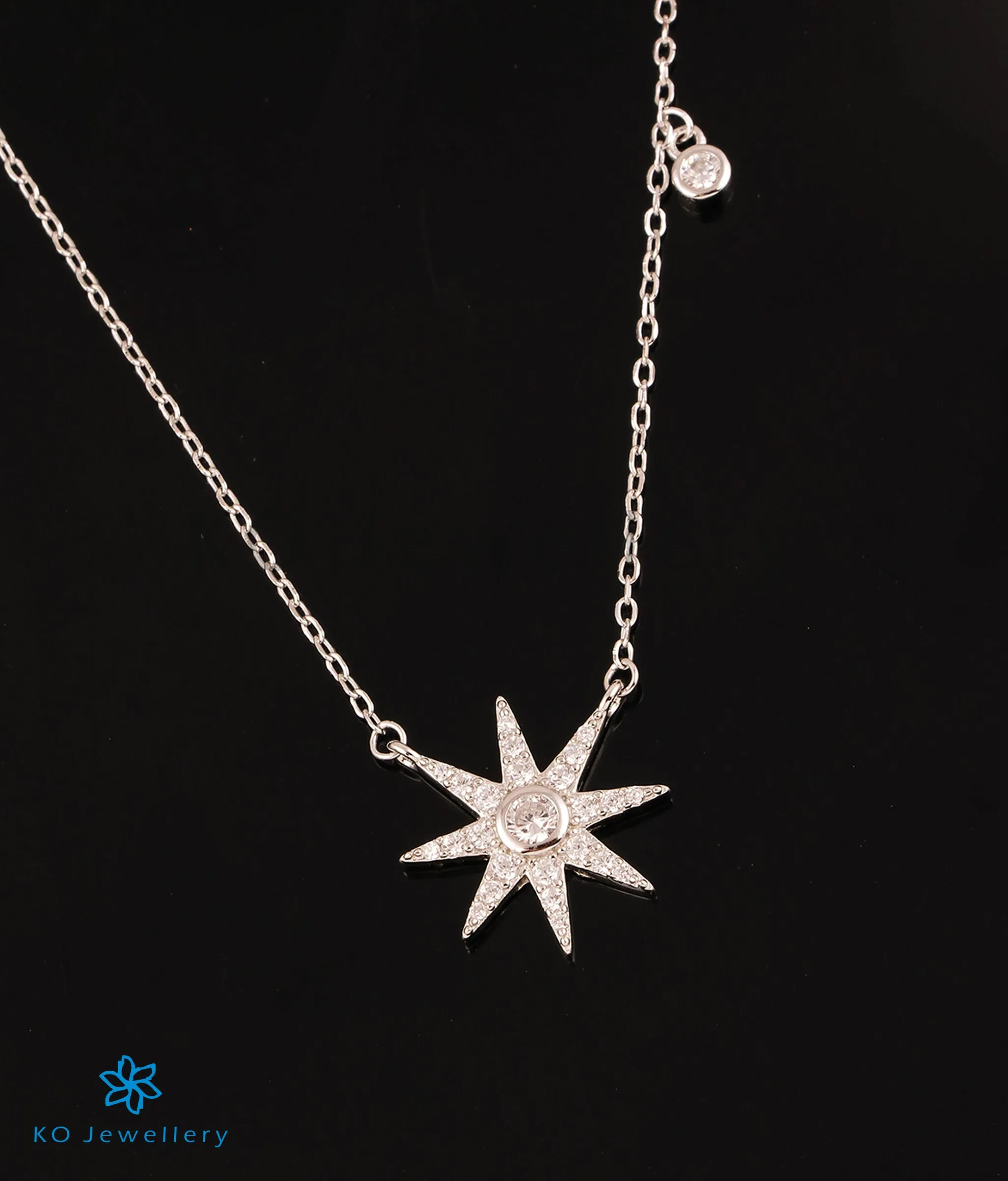 The Guiding Star Silver Necklace