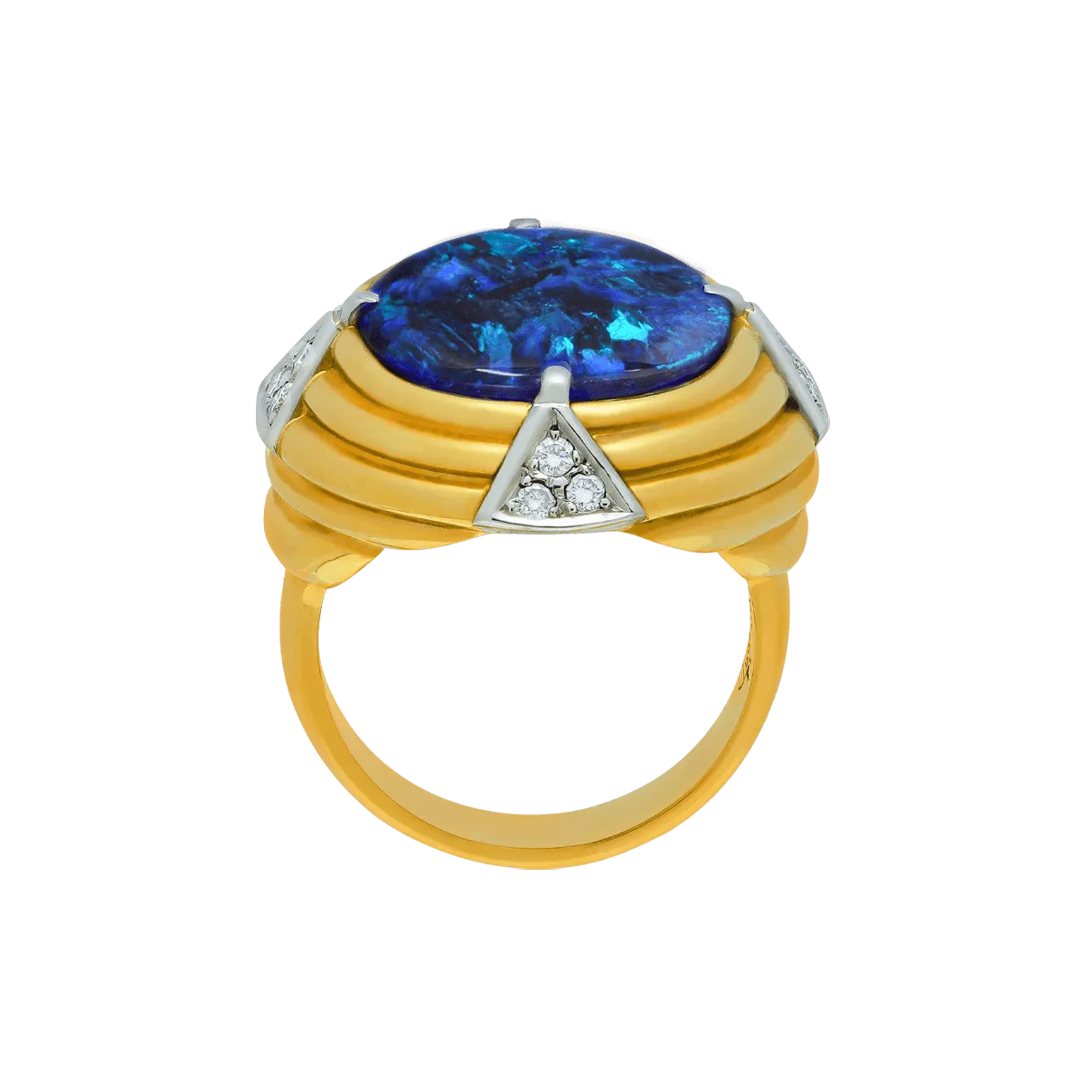 'The Mystic's Talisman' Black Opal Ring