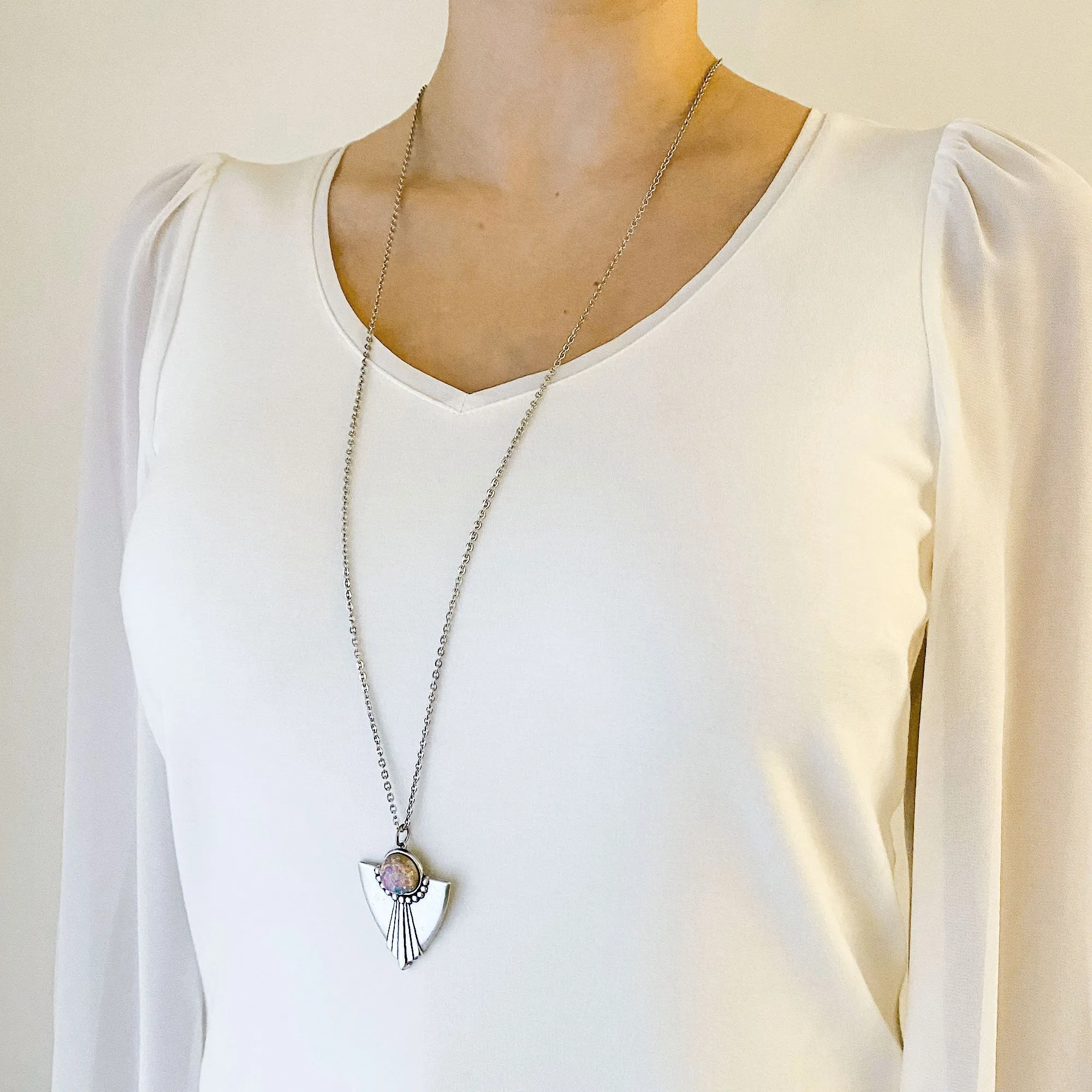 TUCKER Art Deco Style necklace