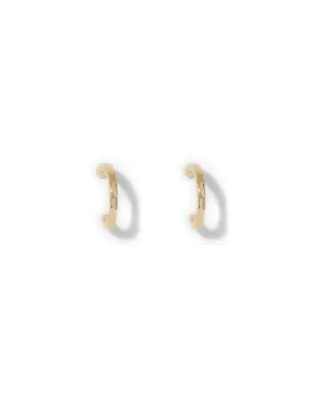 Tully Textured Hoop Earrings